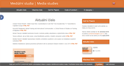 Desktop Screenshot of medialnistudia.cz